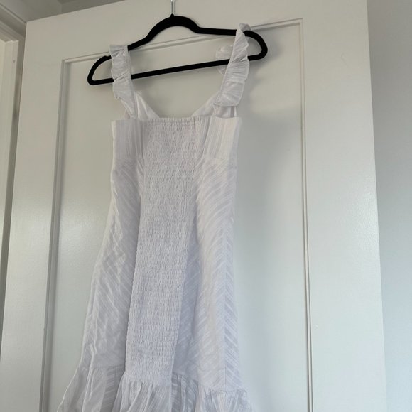NWT Likely Mina Sleeveless Mini Dress Cotton Embroidered Fabric Sz 6 White - Picture 10 of 11